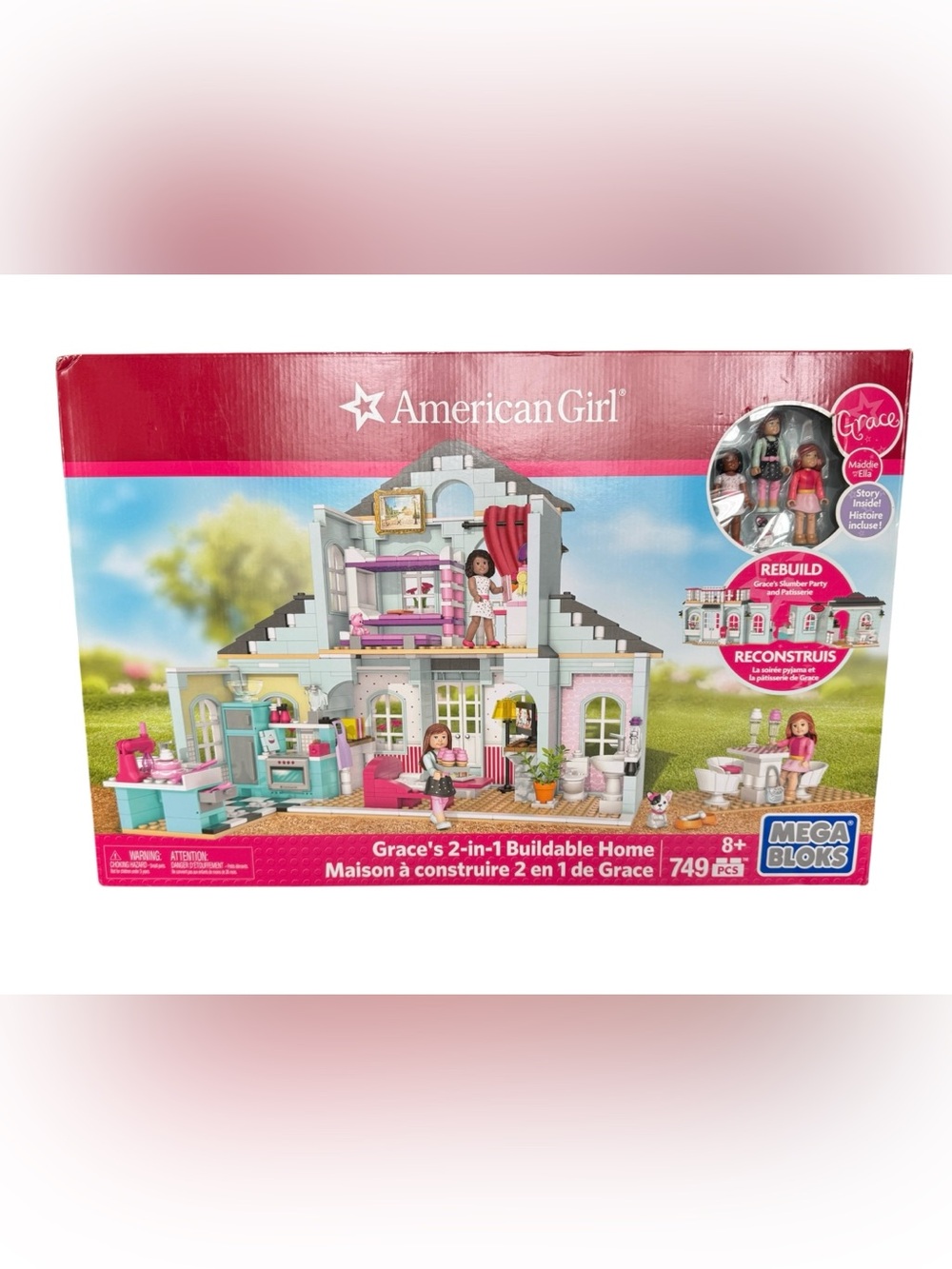 Grace American Girl Mega Bloks 2-in-1 Buildable Home Lego playset